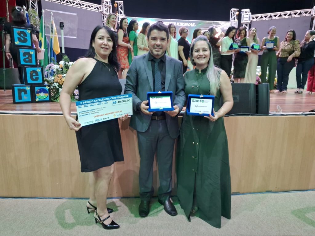 Saero-1-1024x768 Corumbiara é premiada no SAERO 2024 por excelência na alfabetização